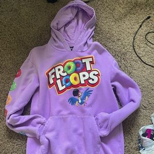 Purple Froot Loops Graphic Hoodie
